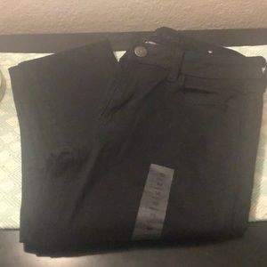 New American Eagle black skinny jeans